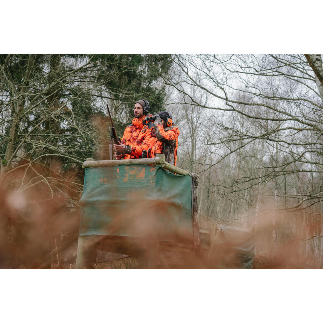 Jumelles chasse kaki étanches 900 10x42
