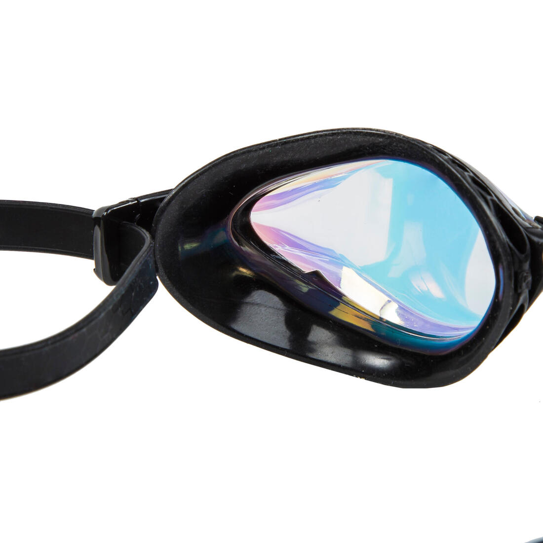 Lunettes de natation Arena Airspeed mirror jaune noir.