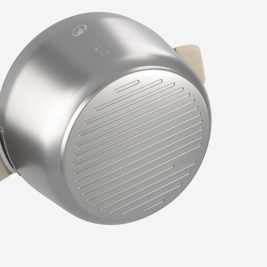 Popote 900 de camping XL en inox + anti-adhésif - 4 personnes - 33 éléments