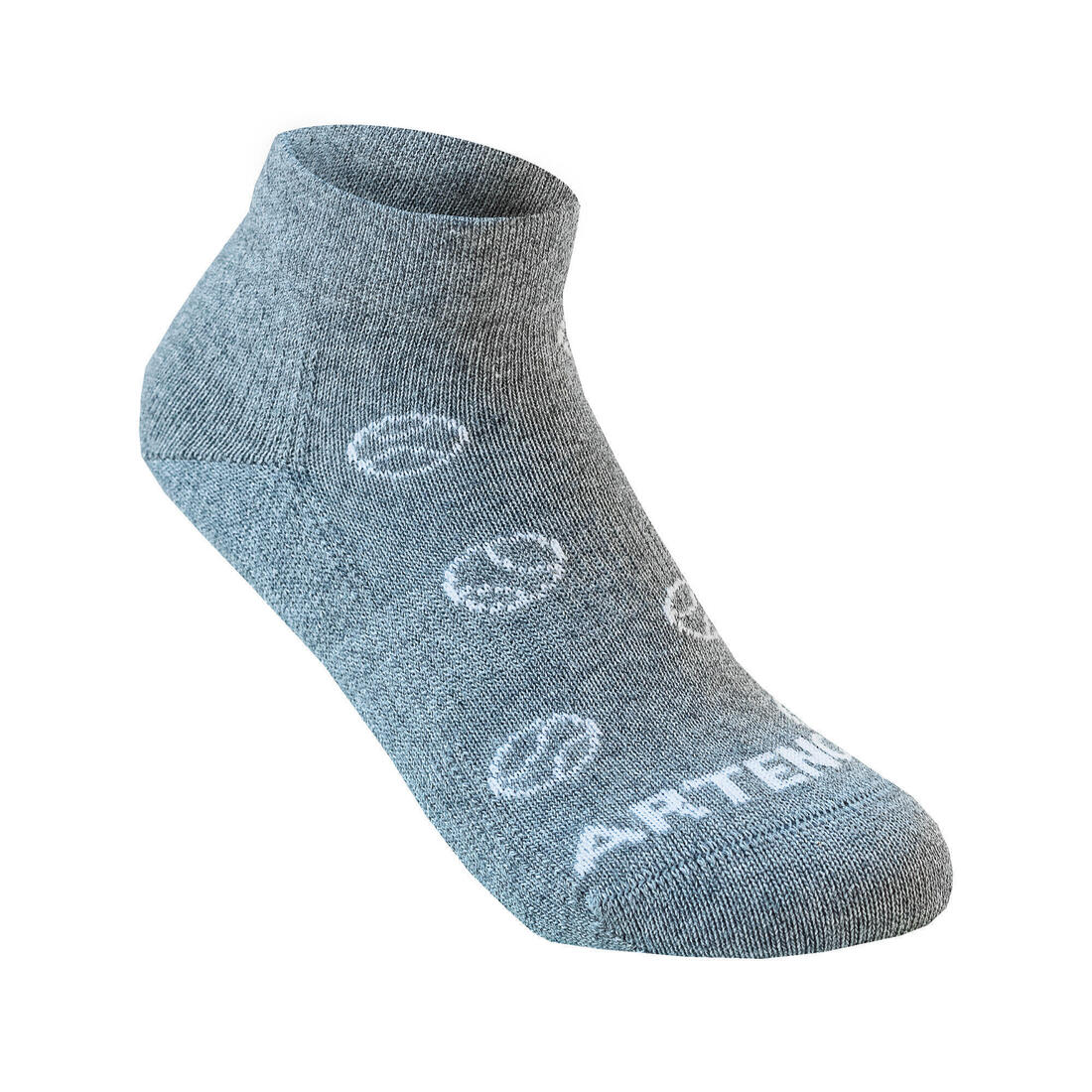 CHAUSSETTES DE SPORT ENFANT MI-HAUTES RS 160 MARINE LOT DE 3