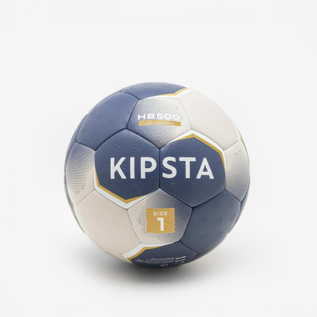 Ballon de handball taille 1 - hb500 hybride bleu/gris