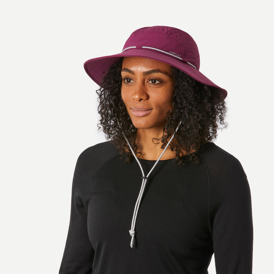 CHAPEAU TREKKING ANTI-UV FEMME - MT500 – violet prune