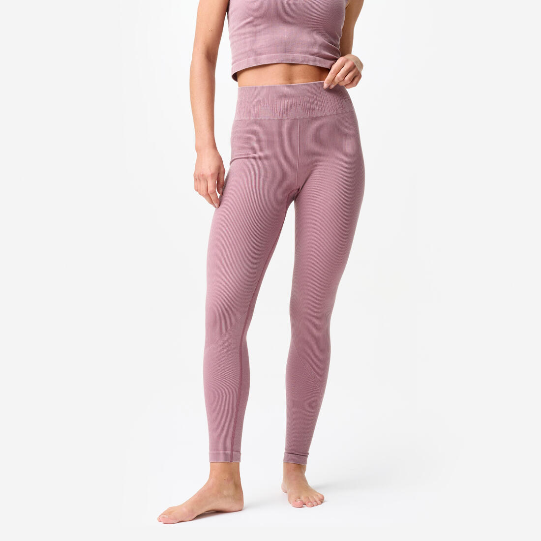 Legging de yoga et pilates sans couture et extensible femme