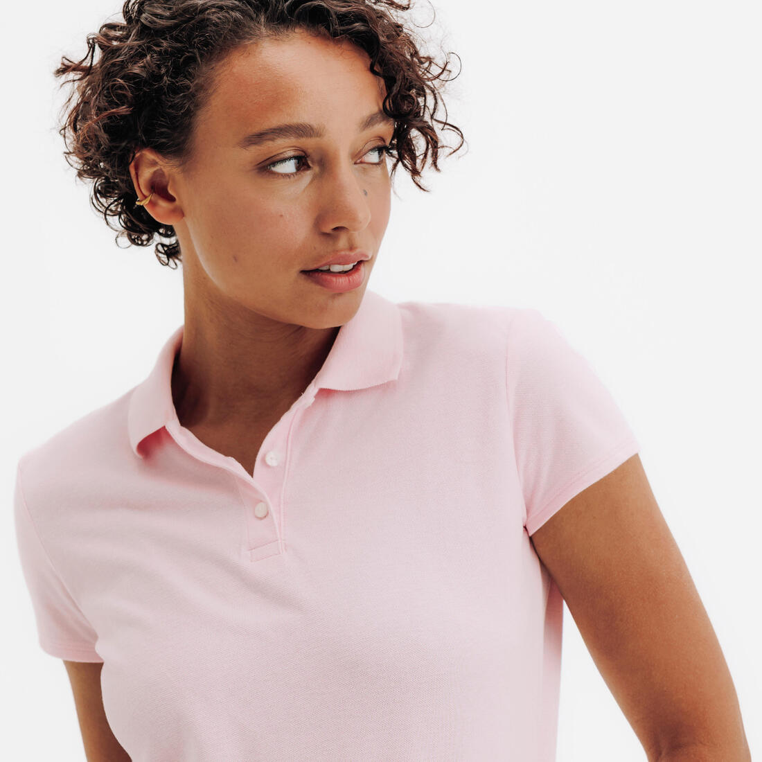 Polo de golf 100% coton manches courtes femme, MW100
