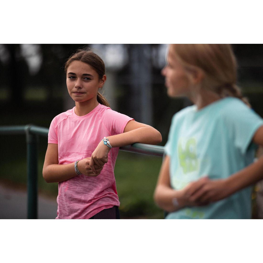 T-Shirt running sans couture Fille - KIPRUN CARE 900 rose