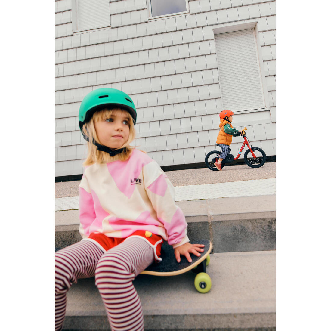 Casque velo enfant bol 47-59 cm, move 500