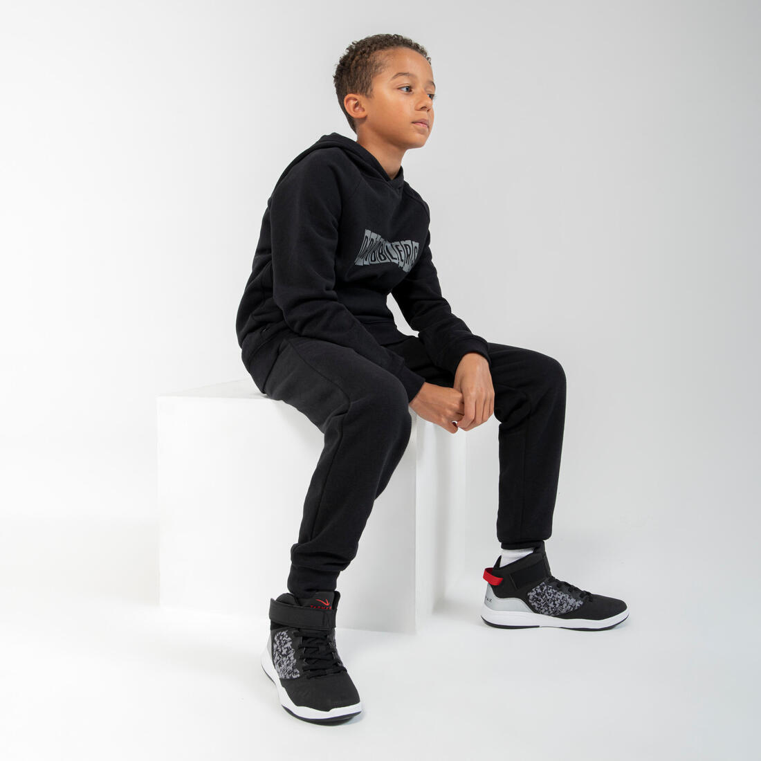 CHAUSSURES DE BASKETBALL ENFANT DEBUTANT - SE100 MARINE