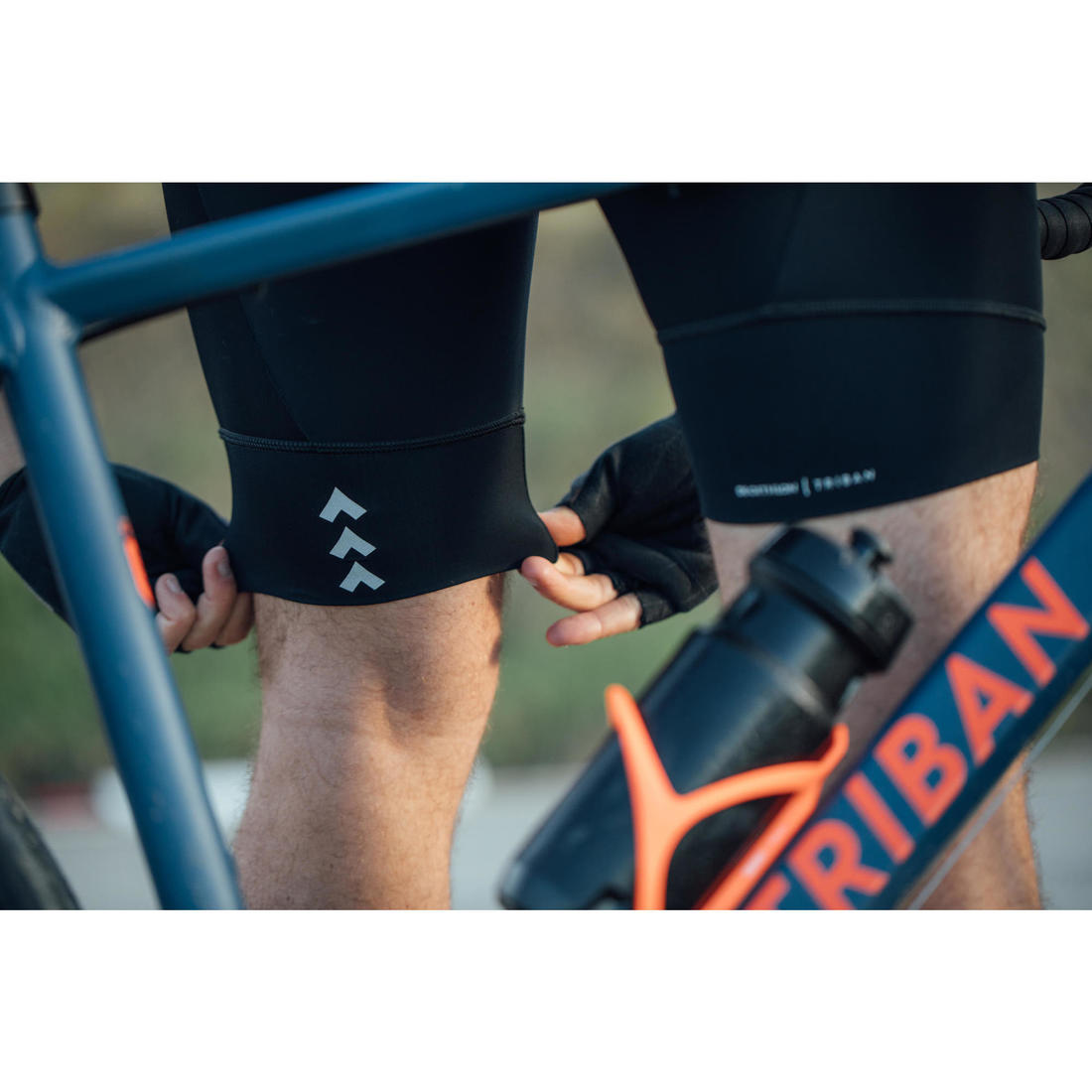 CUISSARD VELO ROUTE A BRETELLES HOMME CYCLOTOURISME RC100 MARINE