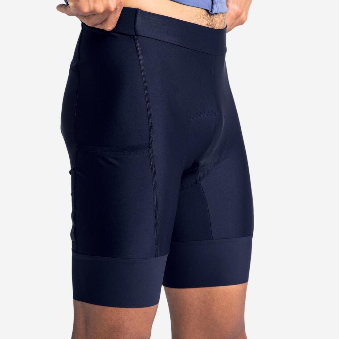 Cuissard vélo route sans bretelles homme RC500