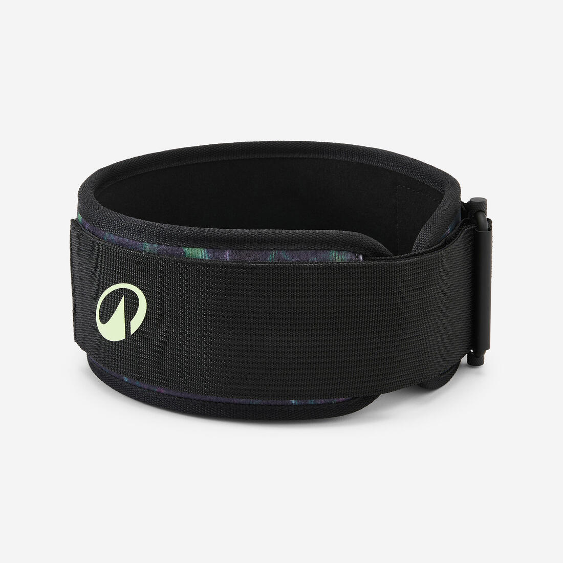 Ceinture d'haltérophilie avec boucle sécurisée, gris et