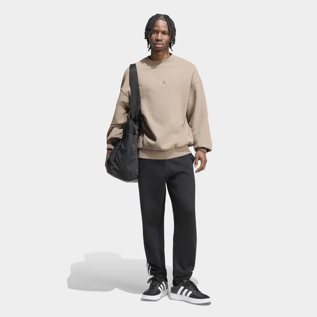 Pantalon en coton adulte, noir