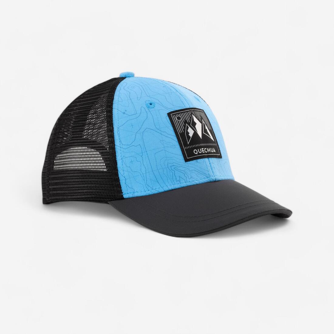 Casquette de randonnée 7-15 ans enfant, MH500 Trucker – bleu