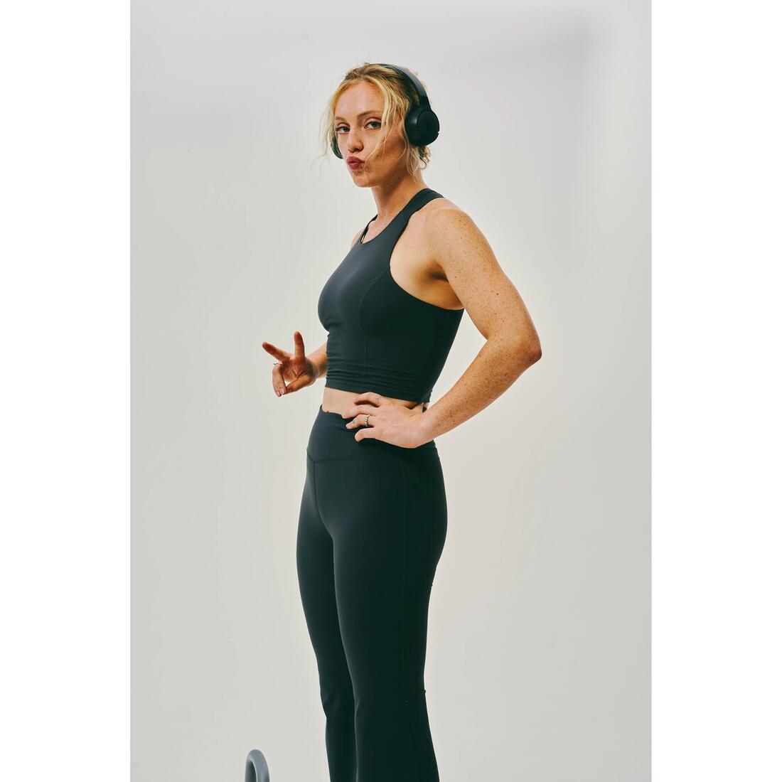 Legging de sport flare et taille haute femme,  Shape