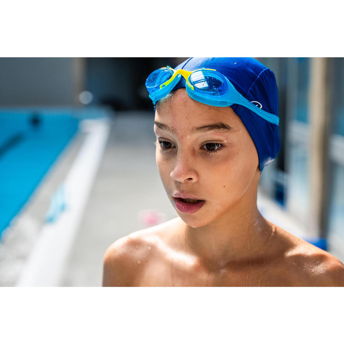 Lunettes de natation xbase - verres clairs - taille junior
