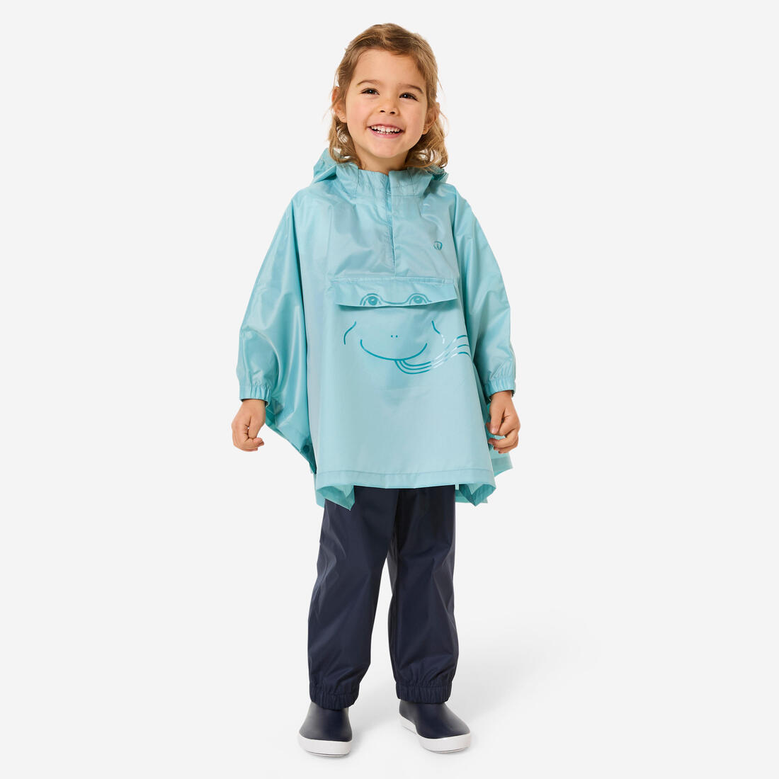 Poncho de randonnée imperméable enfant, MH100 kid