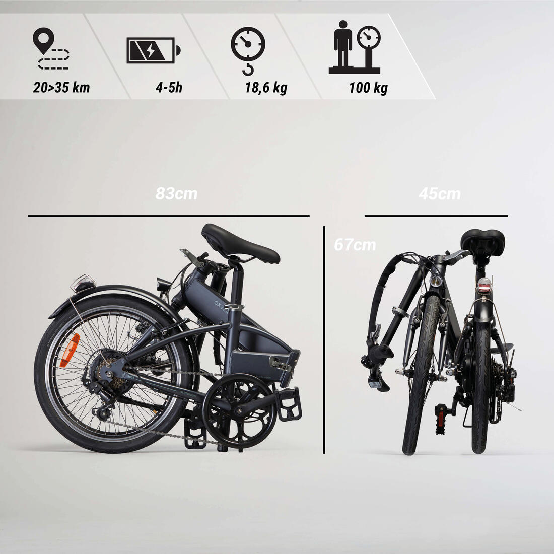 VELO PLIANT A ASSISTANCE ELECTRIQUE TILT 500