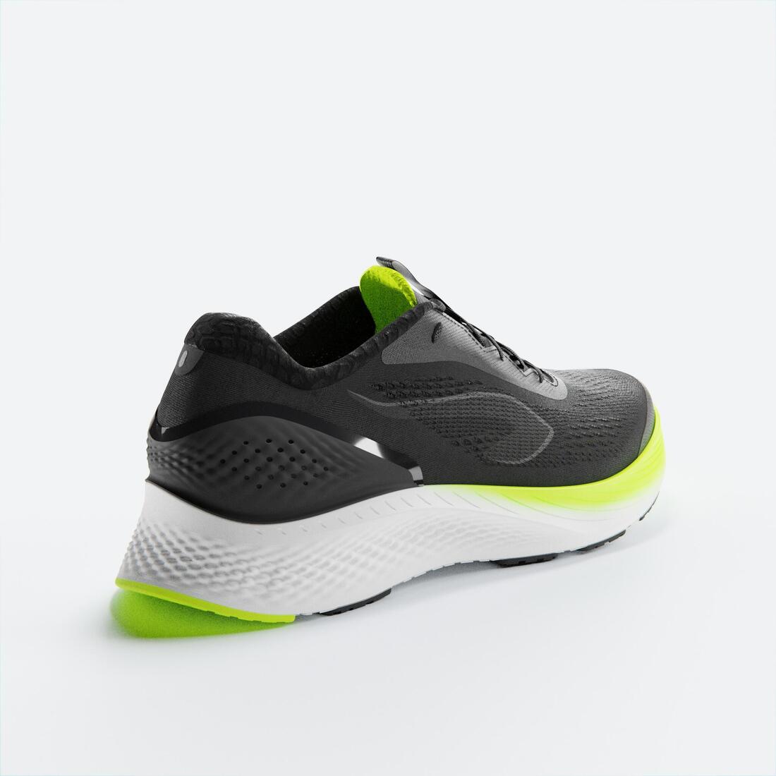 Chaussure de running homme kiprun ks500 2 noir jaune