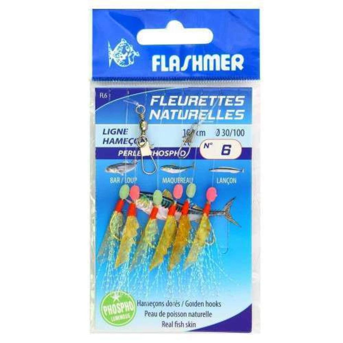 BAS DE LIGNE FLEURETTES NATURE FLASHMER T2 à T6