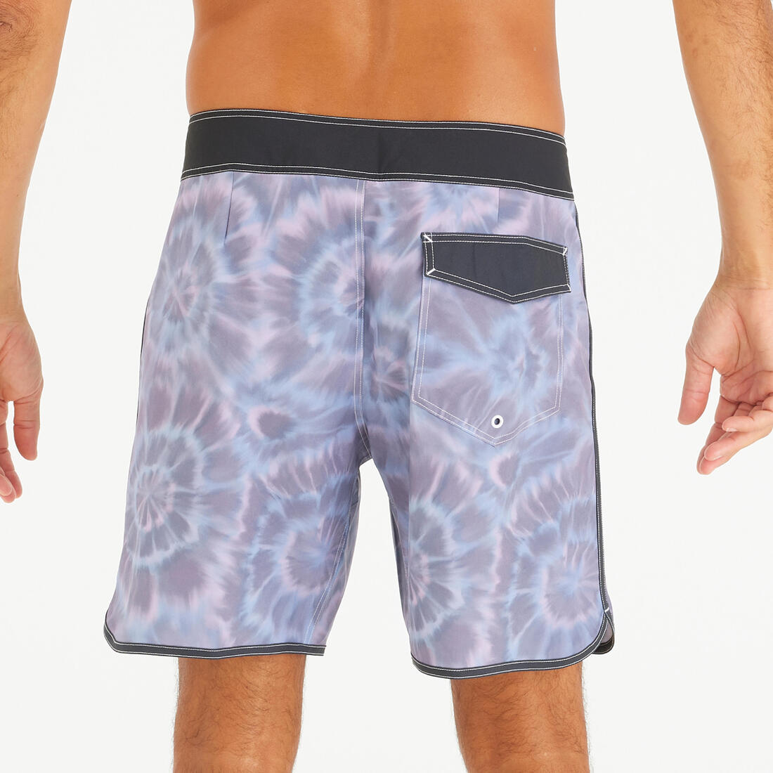 Boardshort surf short de bain surf mi-long 18" homme, 500 Marin