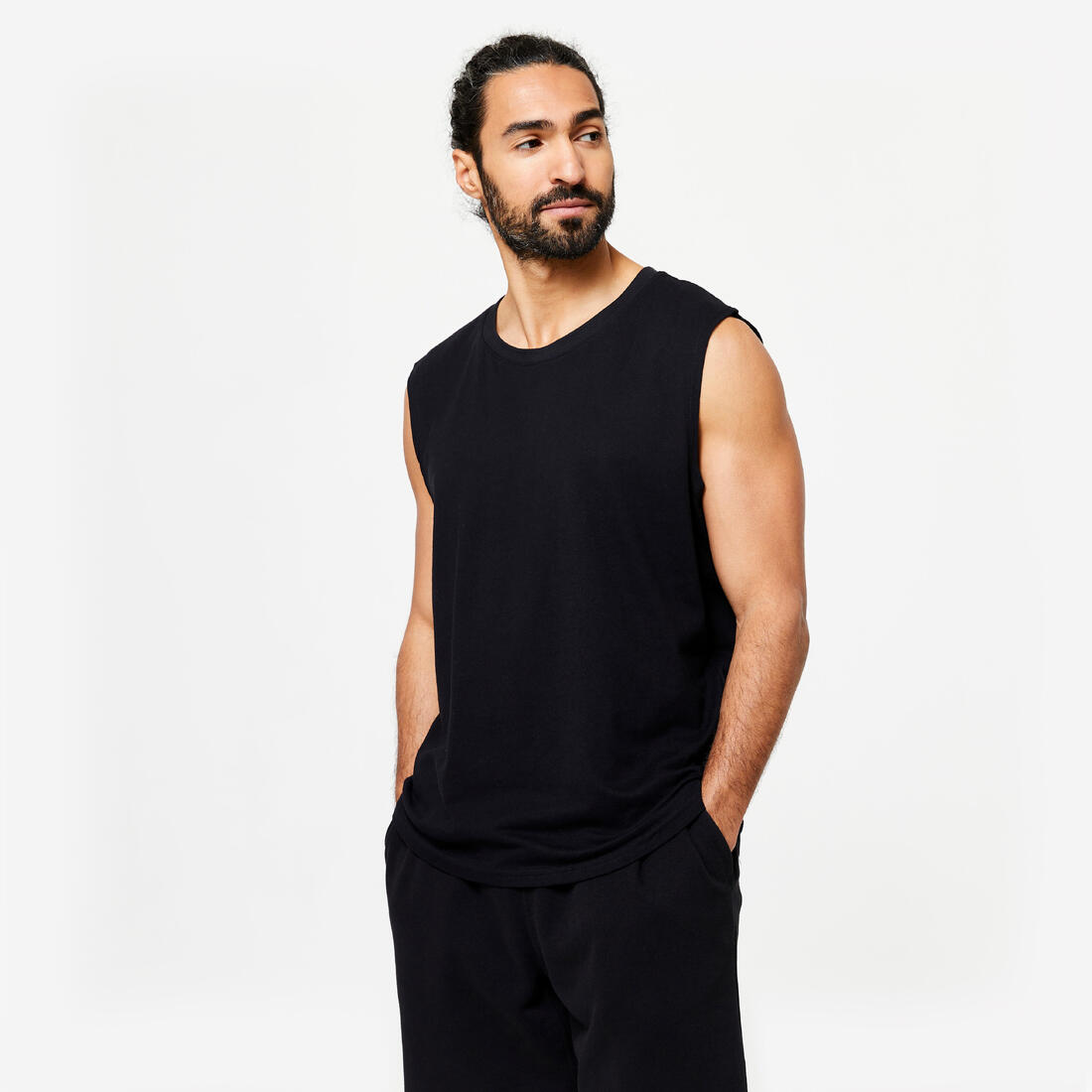 Débardeur extensible fitness homme - 500