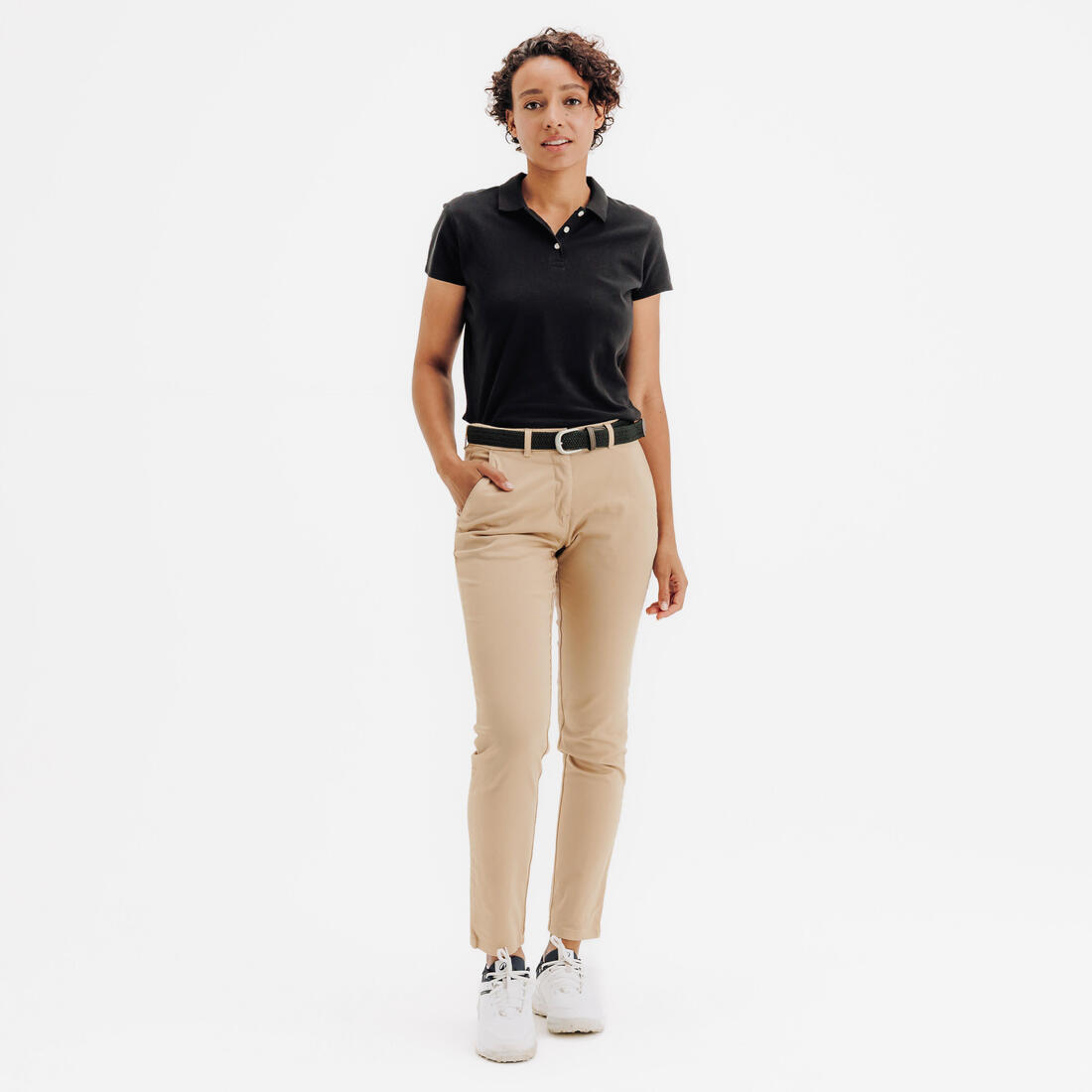 Polo de golf 100% coton manches courtes femme, MW100