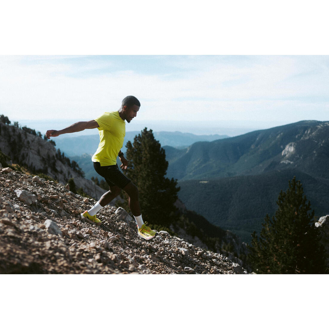 Chaussures de running trail plaque carbone homme, Kiprun Kipsummit race