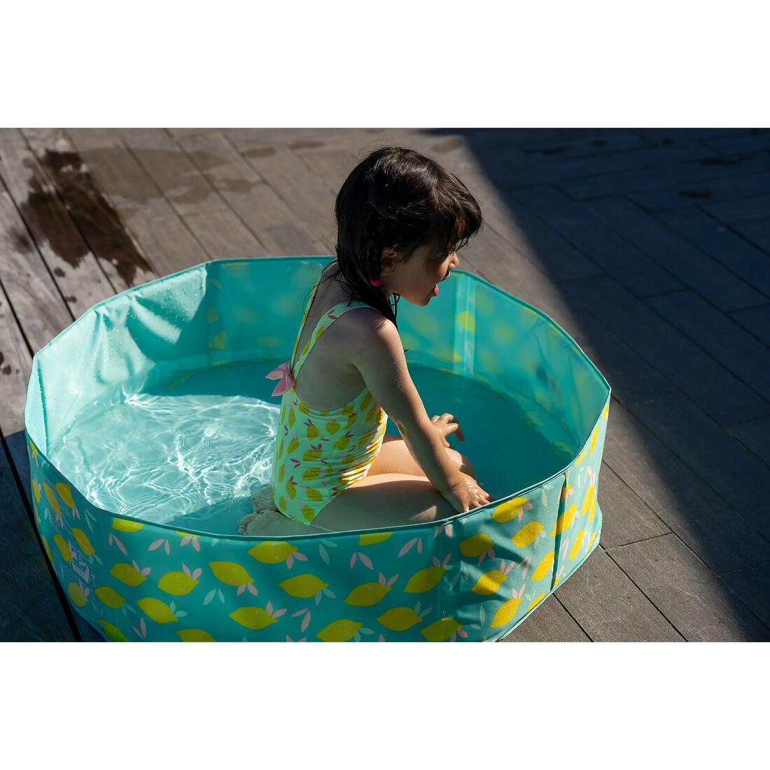 Piscinette enfant tidipool bleue avec sac de transport étanche 88,5 cm diamètre