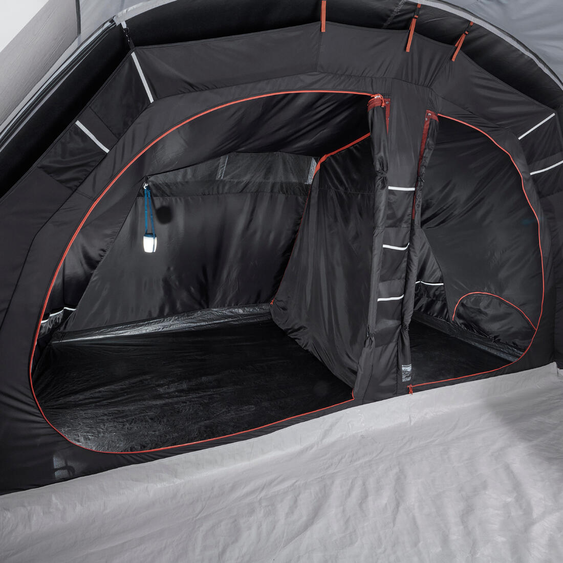 Tente de camping gonflable 5 places 2 chambres, Fresh & Black, Air Seconds 5.2