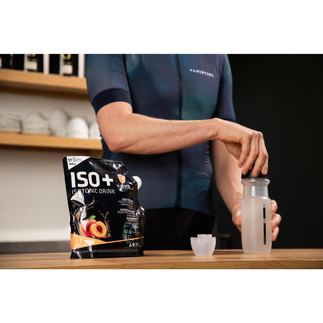 Boisson isotonique en poudre + de 3h fraise cerise, ISO+ 650g