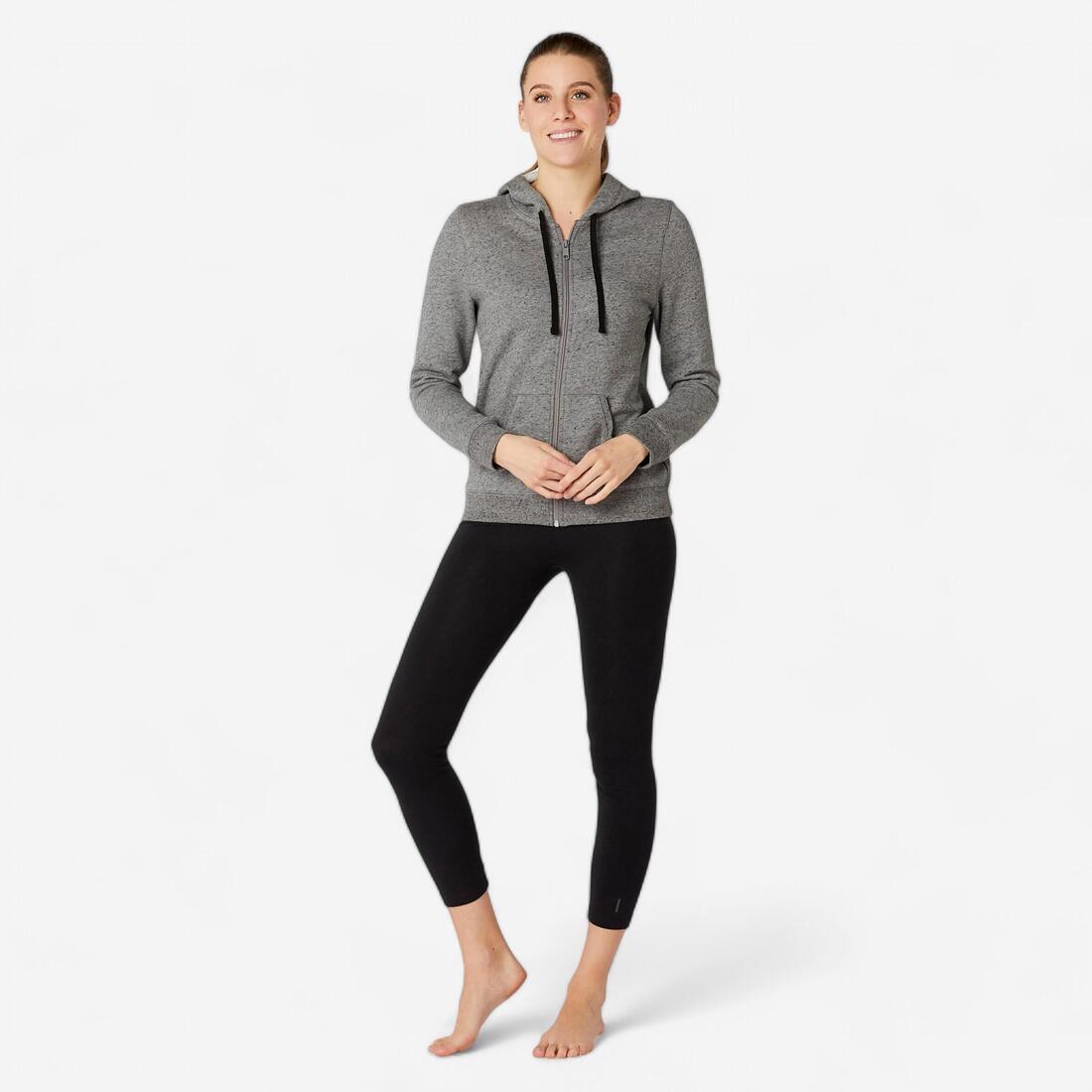 Veste  à Capuche 500 Femme – gris