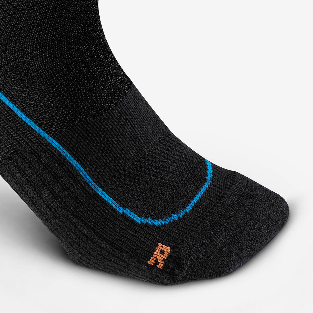 Chaussettes d'alpinisme hautes chaudes mixtes, Alpinism 900 noir