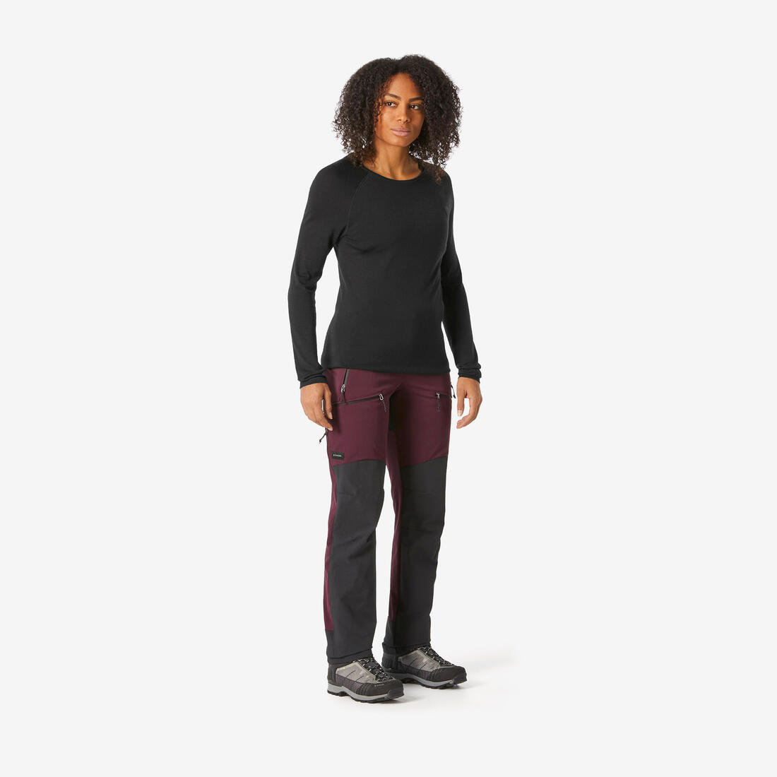 Pantalon déperlant de trek montagne - MT900 - Femme