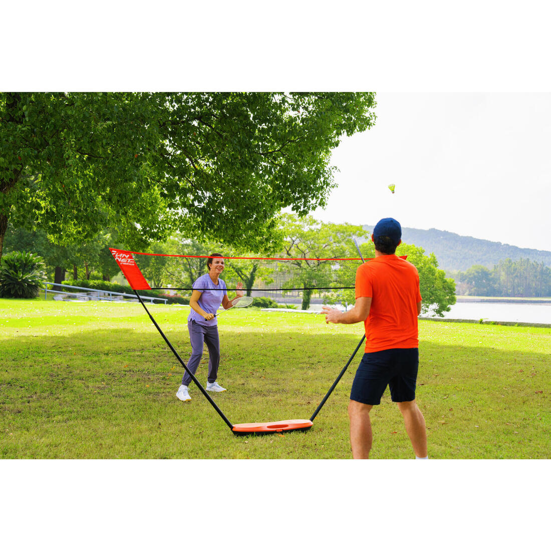 Filet de Badminton 3M, Fun Net Rouge
