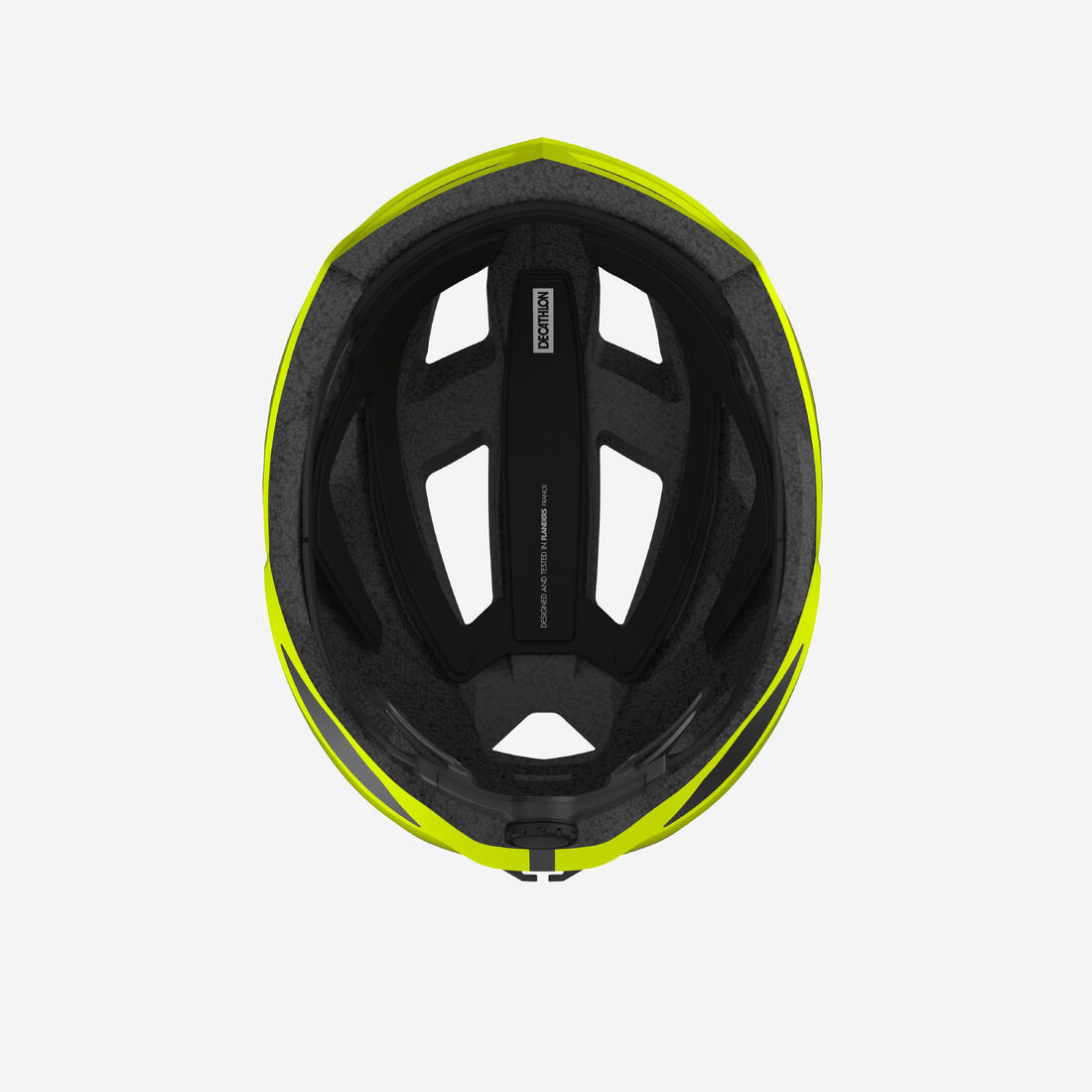 CASQUE VELO ROUTE ROADR 500 JAUNE FLUO