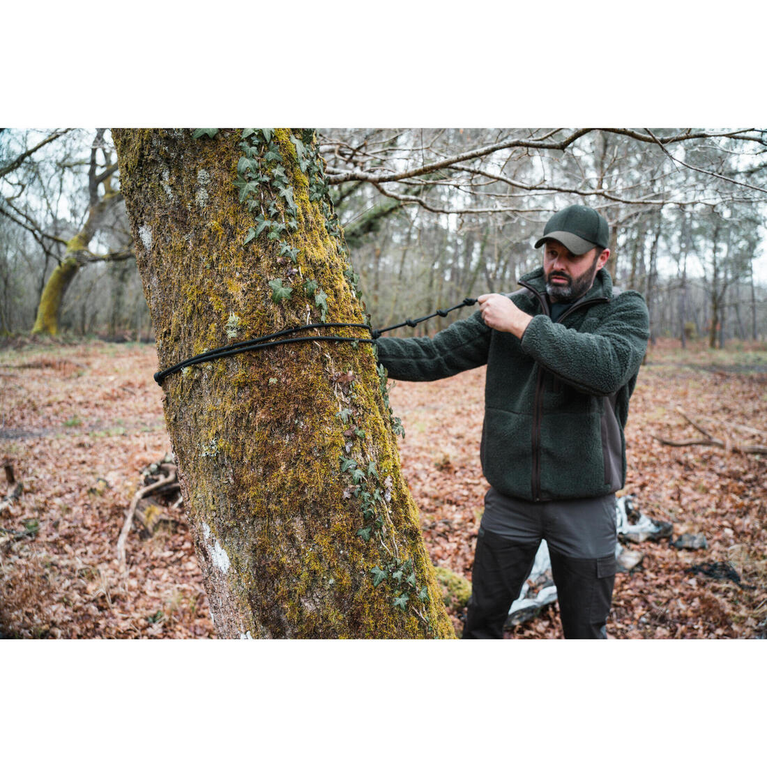 Hamac Bushcraft Résistant 1 personne Camouflage Furtiv