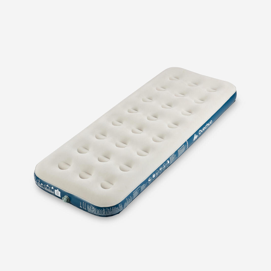 Matelas gonflable de camping 1 personne, 190x70 cm, Air basic