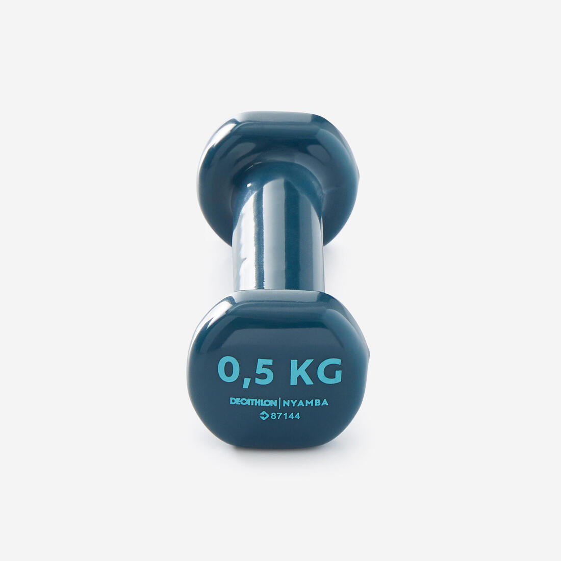 Paire d'haltères fitness 2*0,5 kg, fonte en partie recyclée, bleu marine