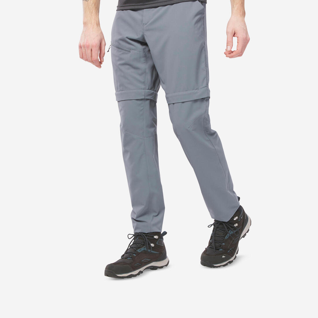 Pantalon modulable de randonnée - MH150 - Homme – gris asphalte