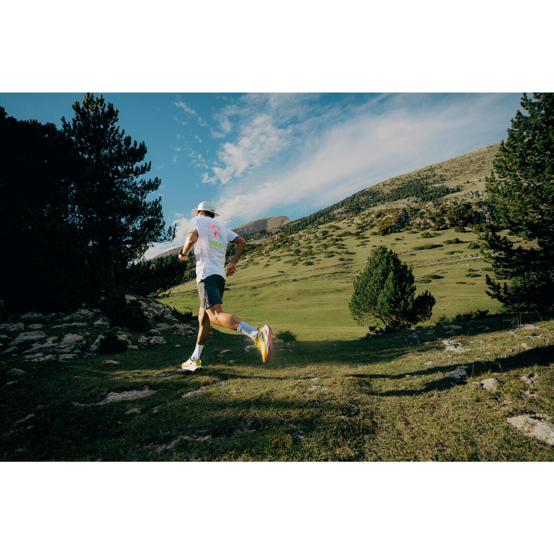 T-shirt de trail Homme, Kiprun Run 500