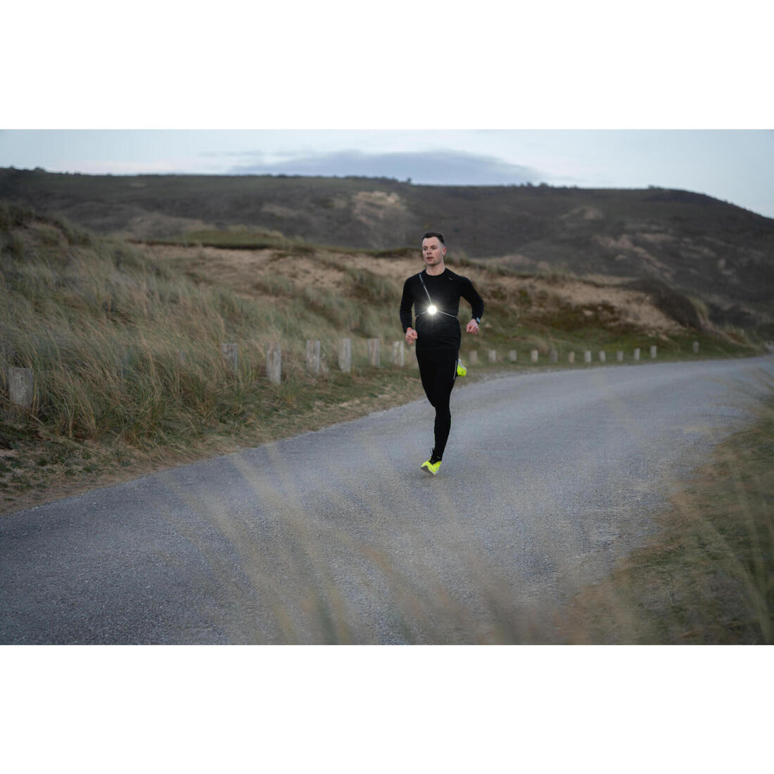 Lampe de running pectorale run light 250 fw19 noire