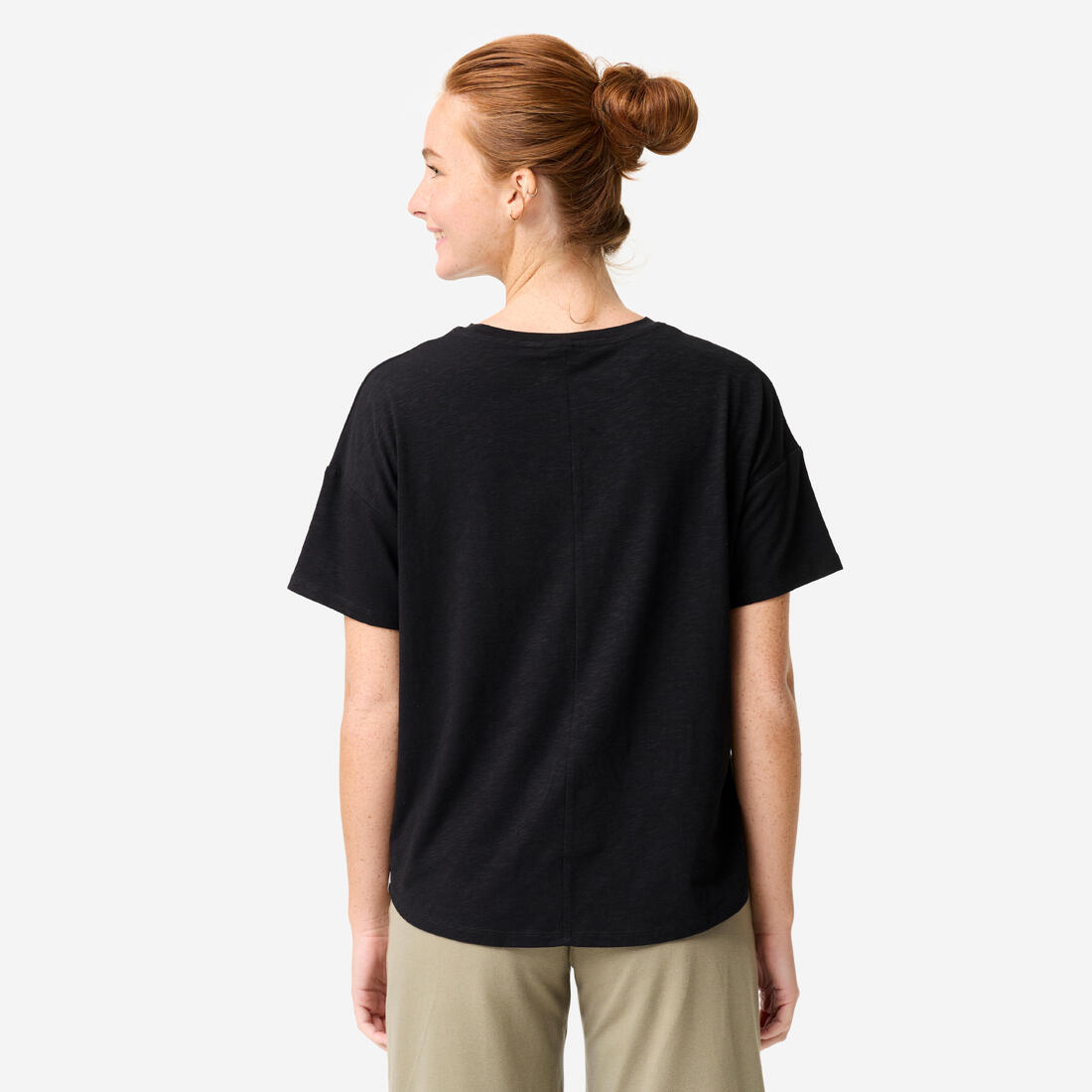 T-shirt manches courtes de yoga femme