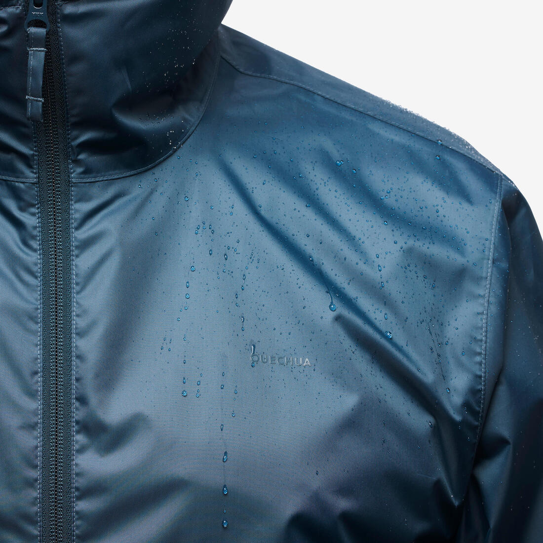 Veste de randonnée coupe-vent imperméable homme, Raincut Full Zip
