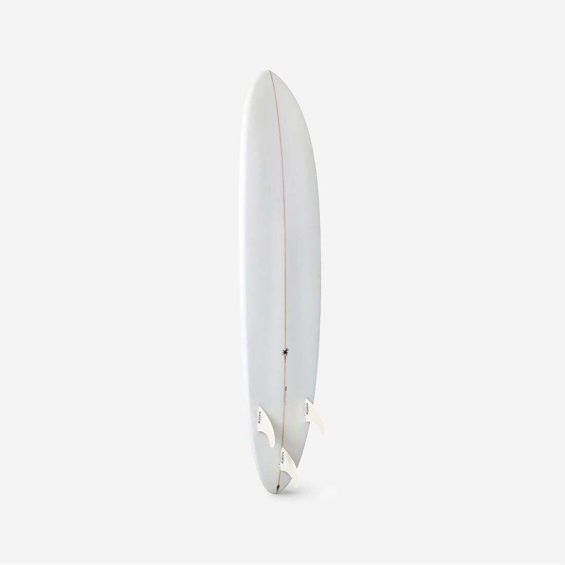 Planche de surf hybride en résine 6'4 40L avec 3 ailerons - kaki