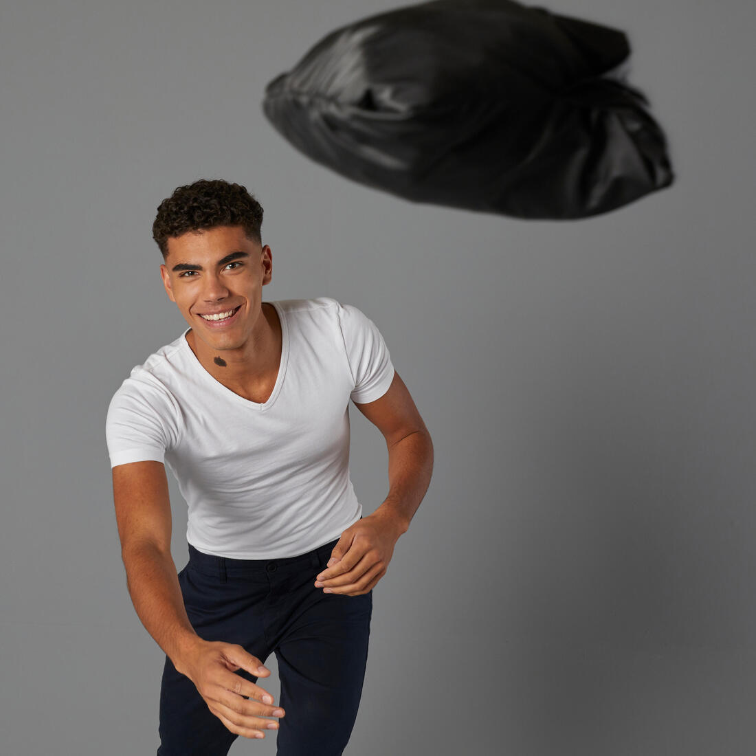 Surpantalon pluie velo ville avec couvre-chaussures integrees 540 homme noir