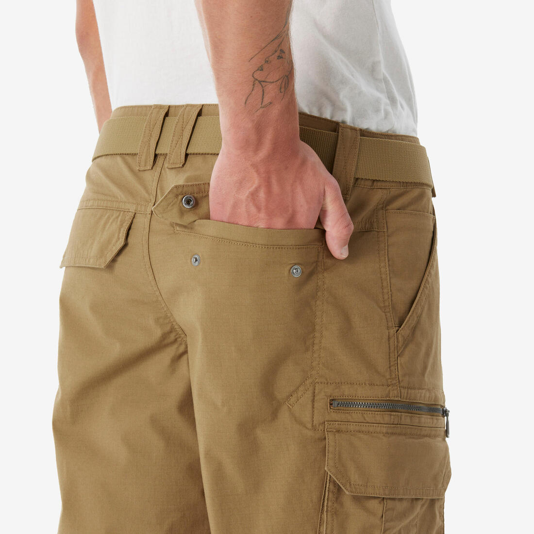 Pantalon de randonnée homme, NH500 Cargo