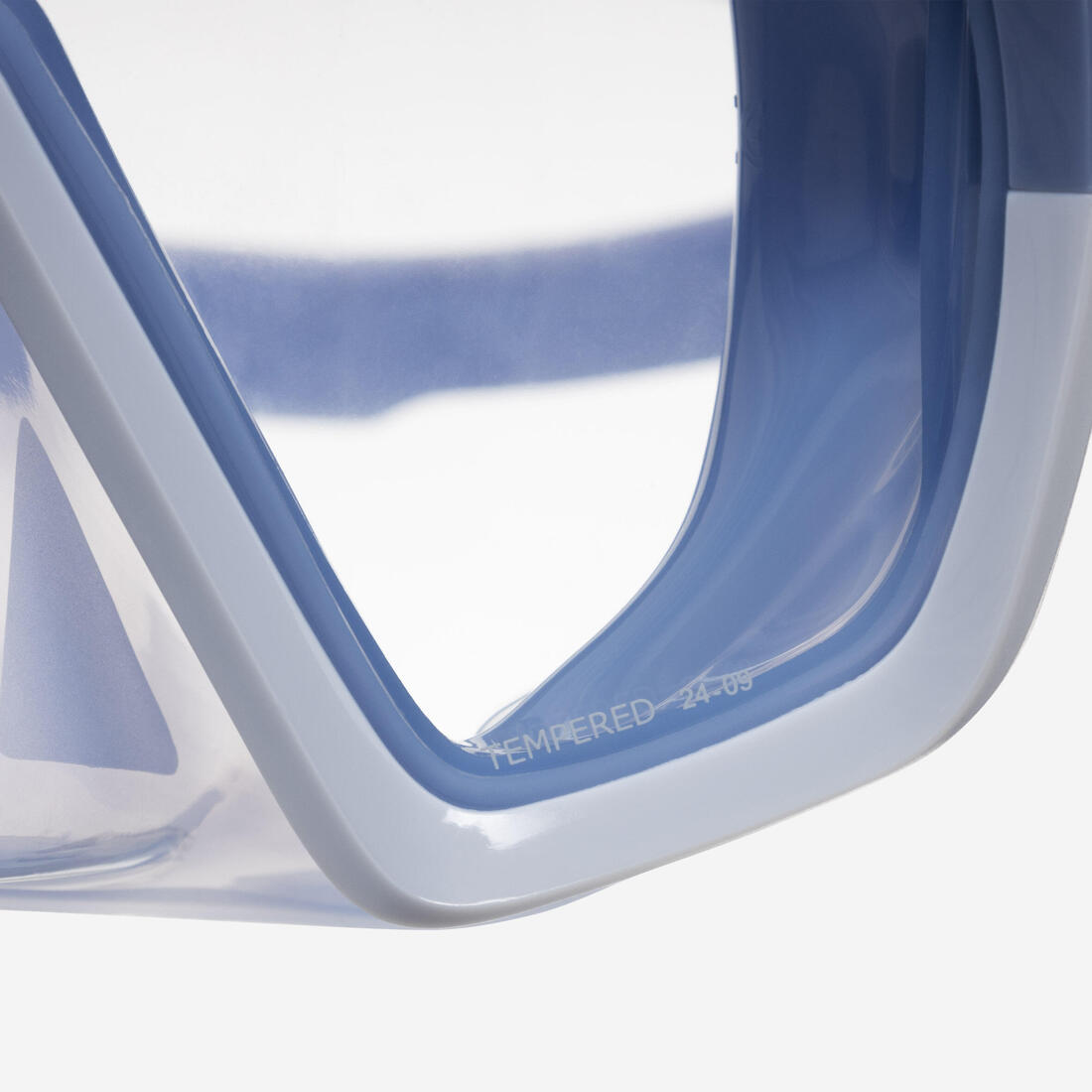 Masque de plongée anti buée, 100 Mono sangle silicone