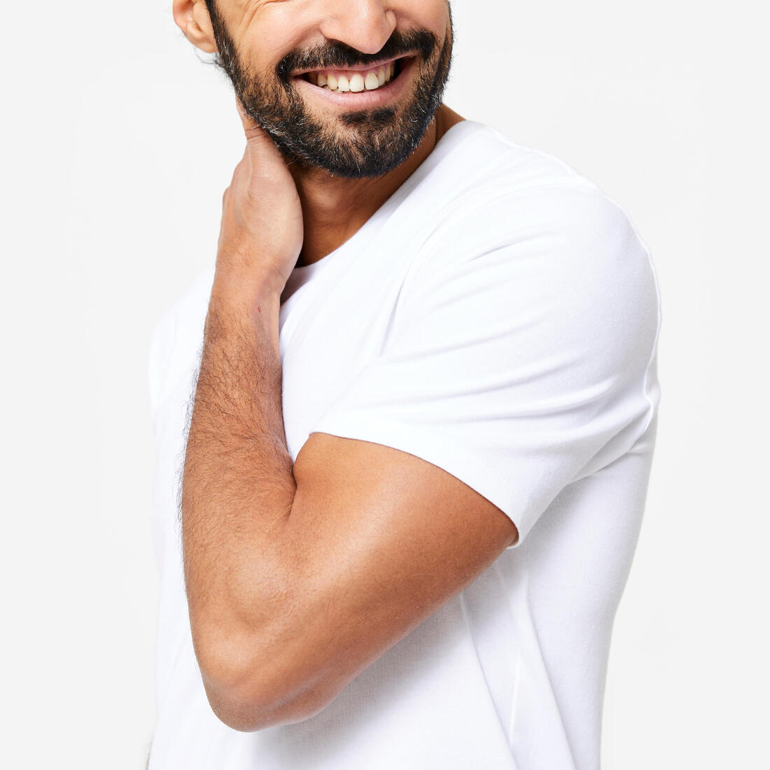 T-shirt fitness coton homme - 100 sportee