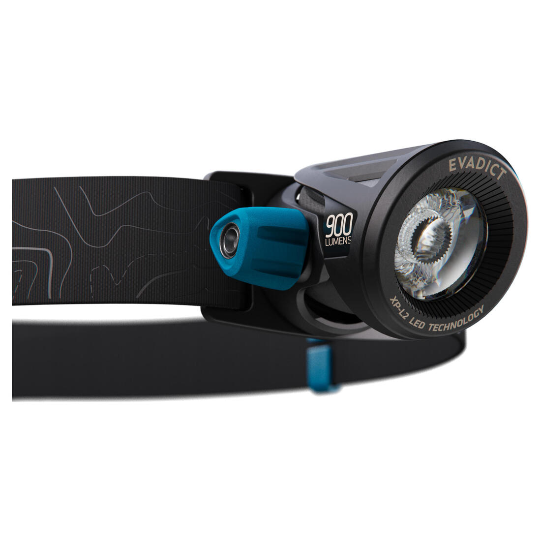 Lampe frontale trail running ontrail 900 lumens - evadict