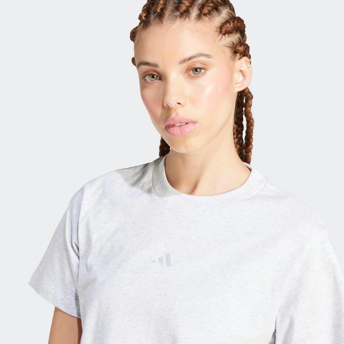 T-shirt de fitness en coton femme