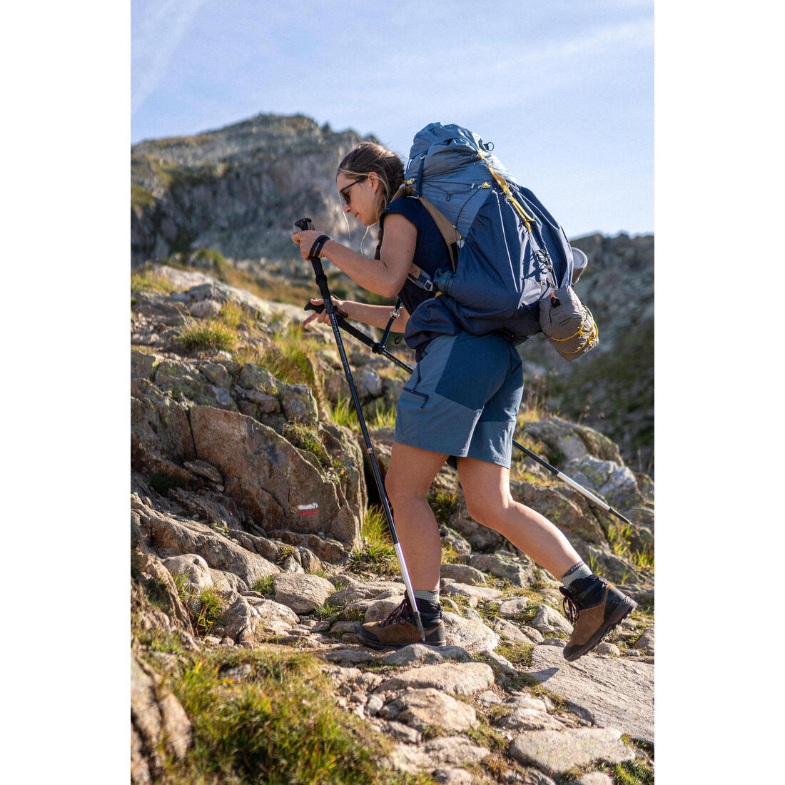Sac à dos léger de trekking homme 50+10 l - MT900 Light